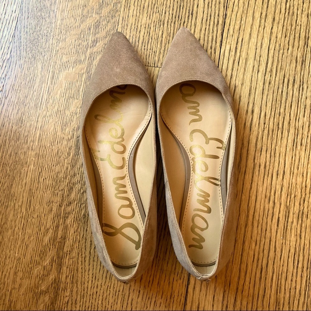 Sam Edelman Point Toe flats {cappuccino suede}